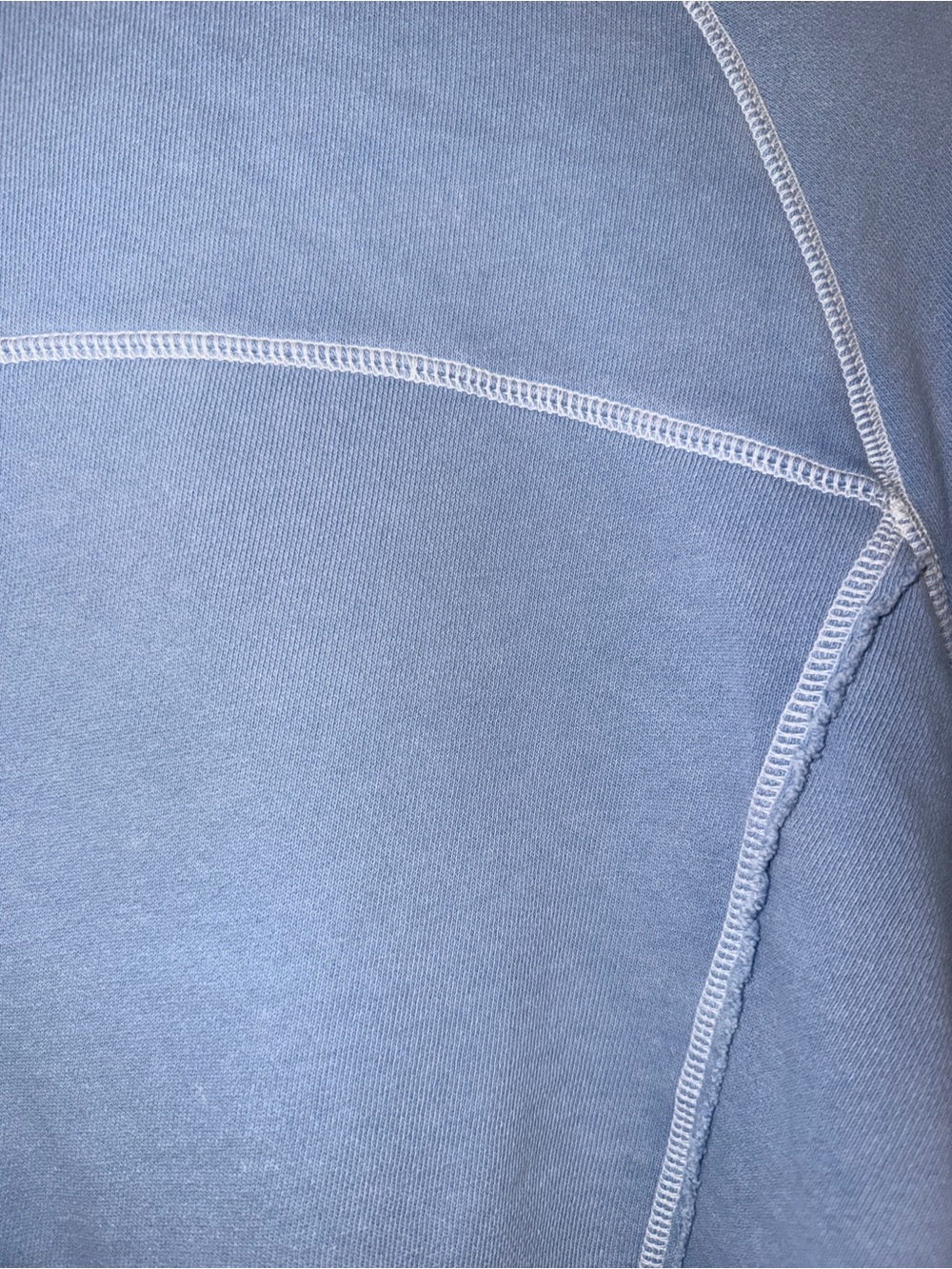 aerie New Heights Turtleneck Sweatshirt and Fleece Trousers Cloud Blue, Size M/L - Picture 5 of 11